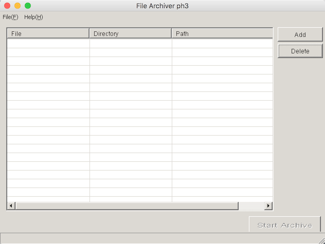 DNH File Archiver GUI